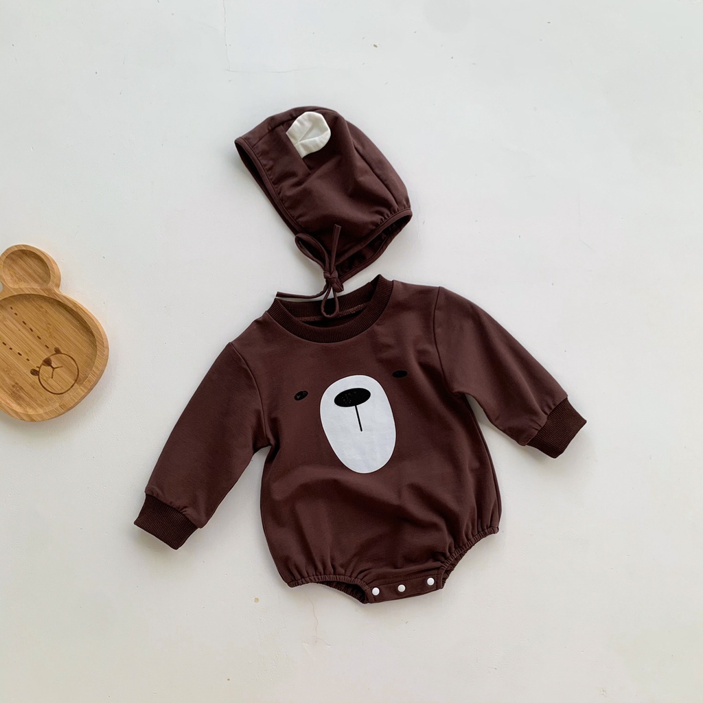 Baju Peleles De Bebé Recién Nacido Niño Niña Patrón De Oso De Dibujos