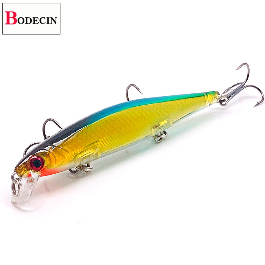 1pcs wobblers hundimiento minnow crankbaits señuelo de pesca mar duro