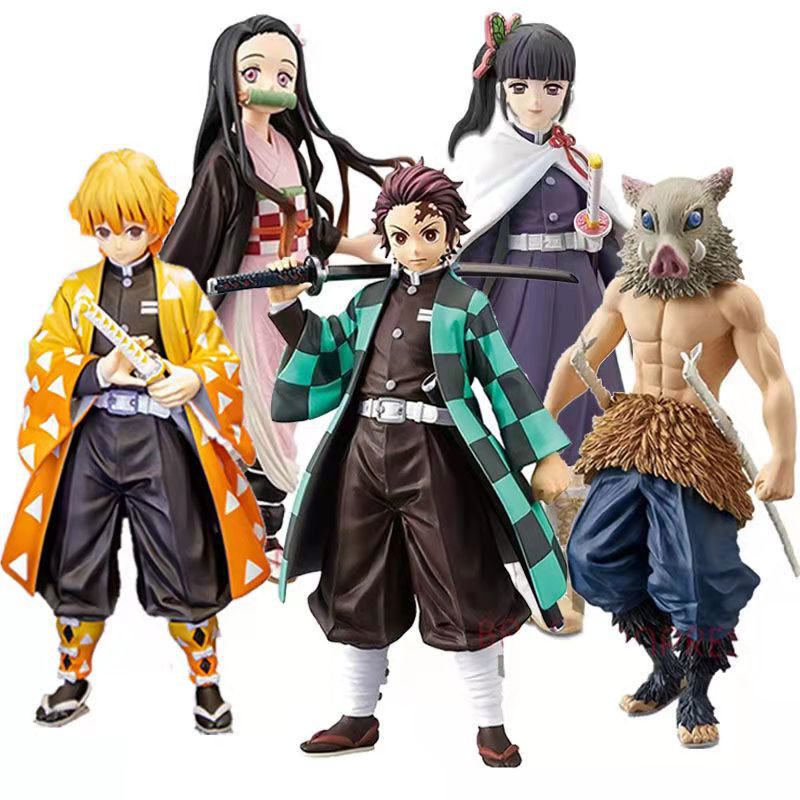 Demon Slayer figuras de acción de Kimetsu No Yaiba Tanjiro Tomioka