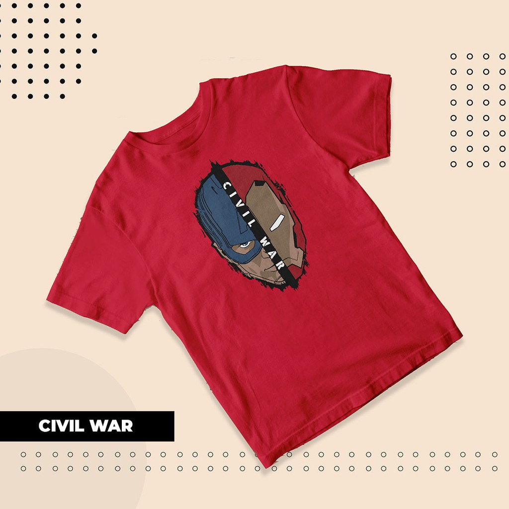 Superh Roe Capit N Am Rica Vs Iron Man Civil Wars Ni Os Camiseta