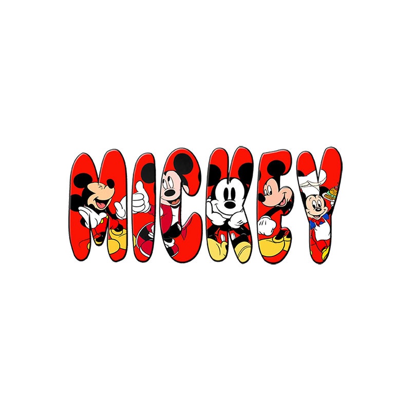 Disney Mickey Mouse Transferencias De Hierro Para M Scara Facial Ropa