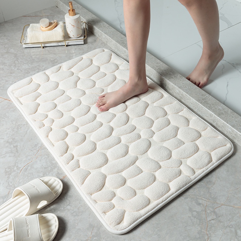 Alfombrilla De Baño En Relieve Antideslizante Lavabo Bañera Alfombra