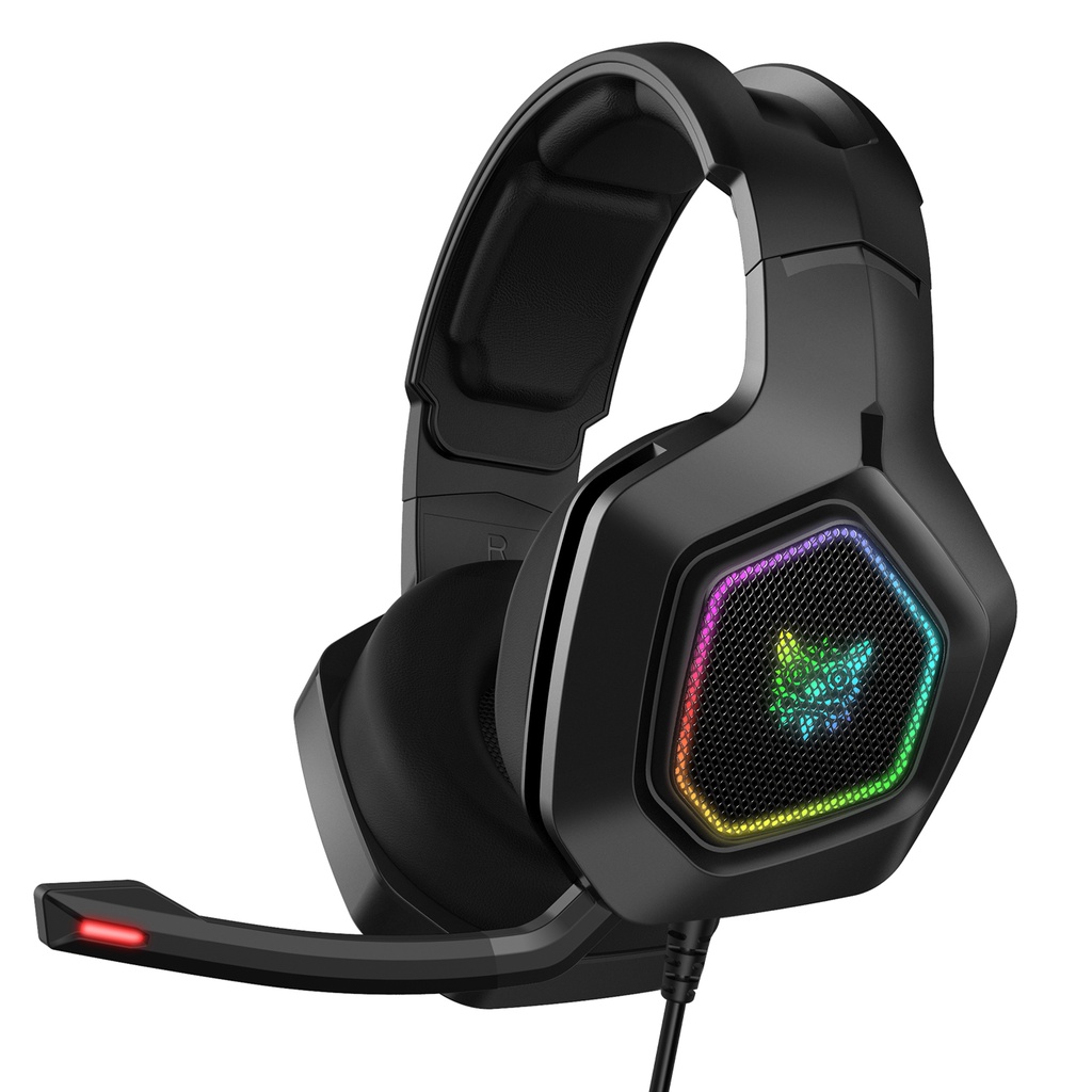 Onikuma K Rgb Gaming Headset Auriculares Led Light Over Ear Con