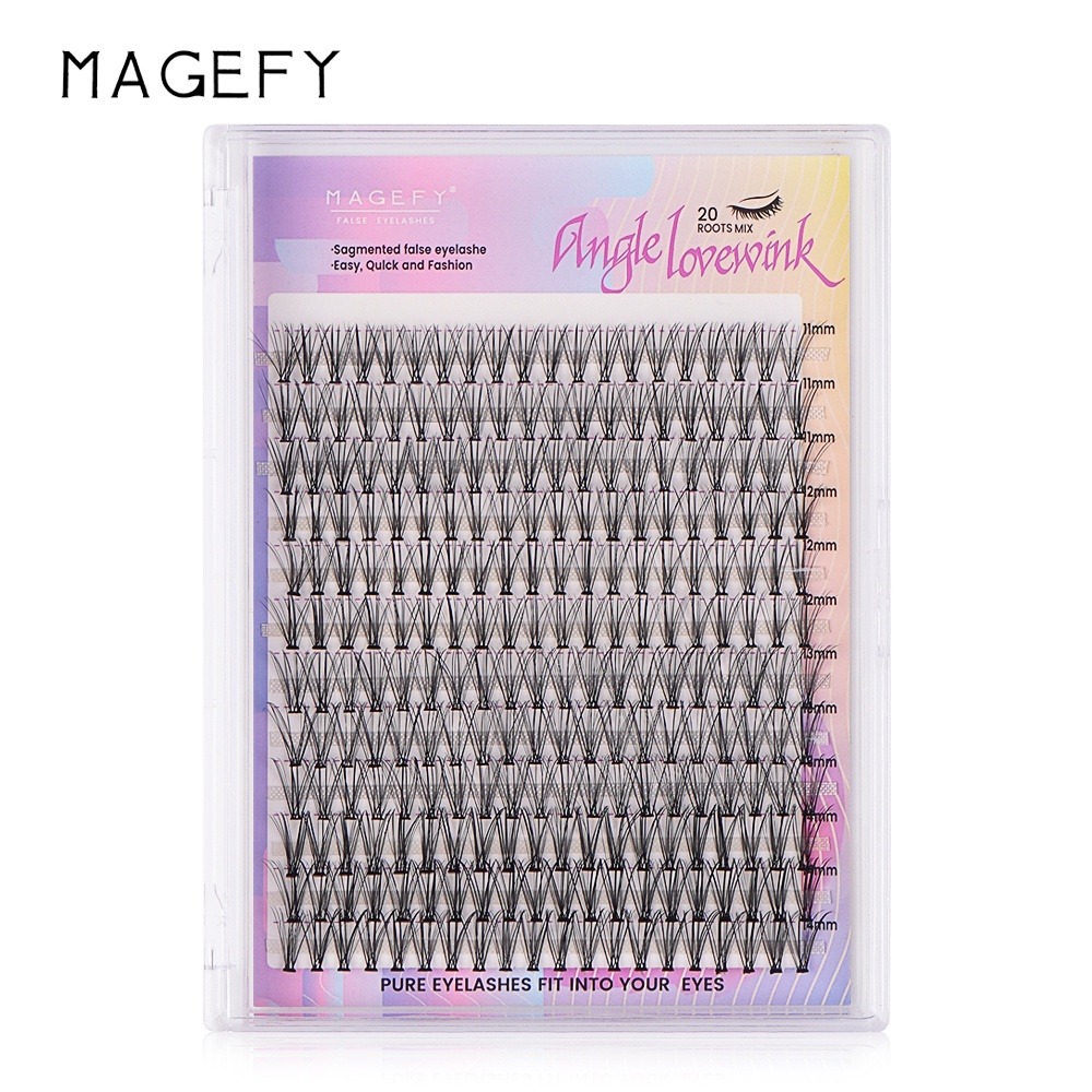 Magefy 11 14mm C Level Curl Pestañas Extensión 240 Piezas De