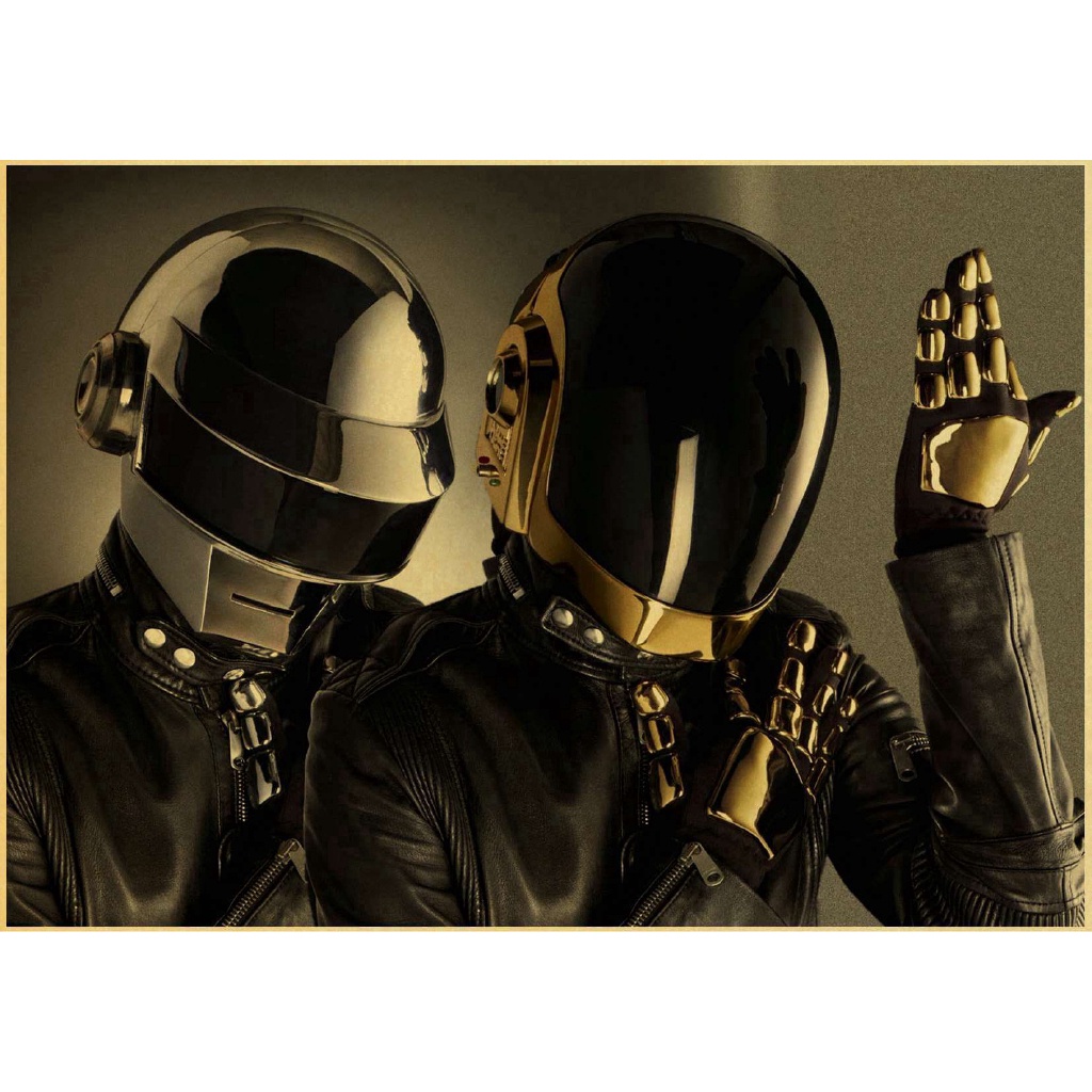 The Daft Punk Rock Music Band Poster High Quality Printed Painting