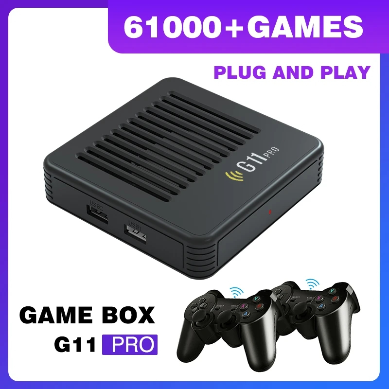 G11 Pro Video Game Box Consola De Juegos Retro 256G Construido En 60000