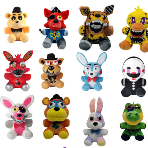 Five Nights At Freddy Midnight Peluche Mu Eca De Sol Dibujos Animados