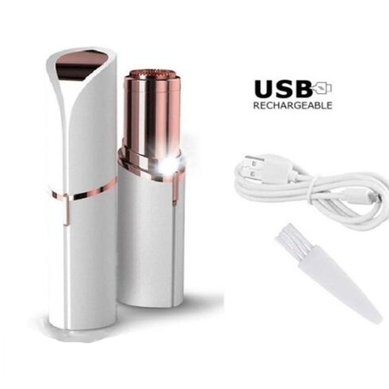 Depilador Port Til L Piz Labial Facial Boca Recortadora De Pelo Usb