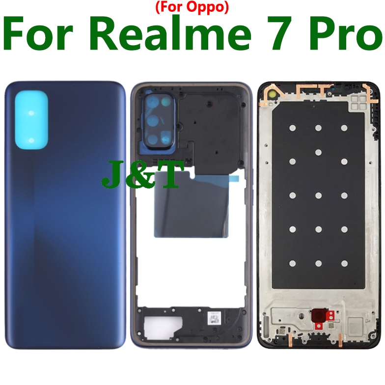 Carcasa Trasera Completa Para Oppo Realme Pro Rmx Lcd Marco Medio