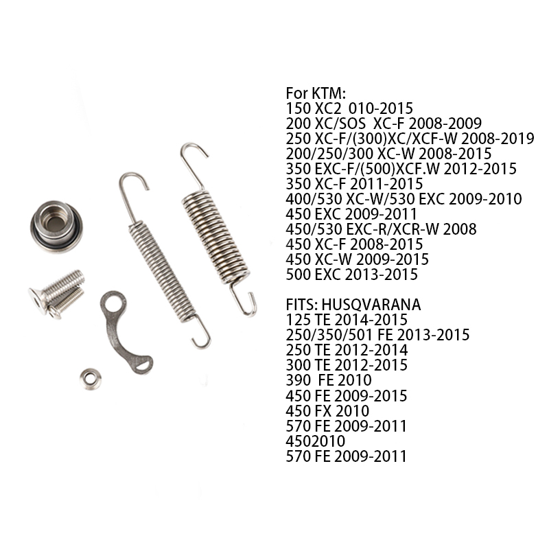 Kit De Muelles De Soporte Lateral De Motocross Para Husqvarna FE TE FX