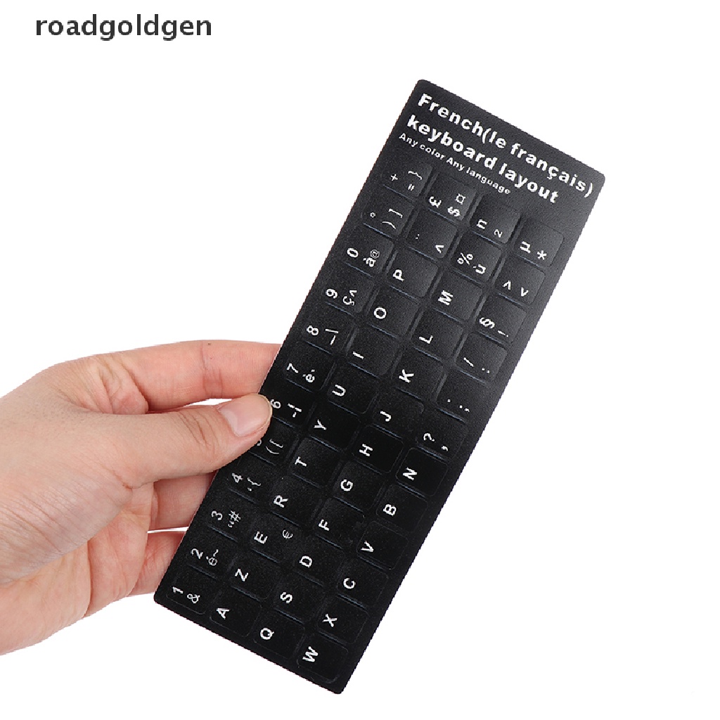 Roco Waterproof Laptop Keyboard Stickers Spanish French Korean Thai