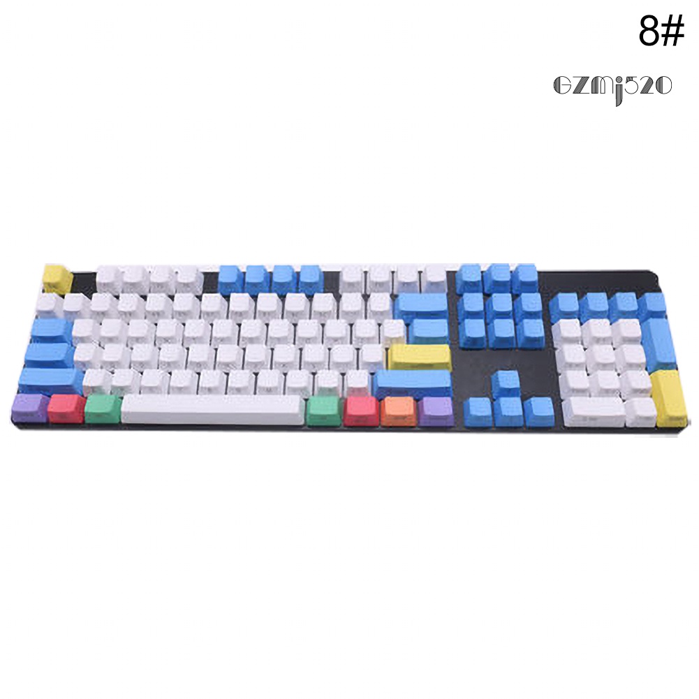 Pcs Set Pbt Color Matching Light Proof Mechanical Keyboard Keycap