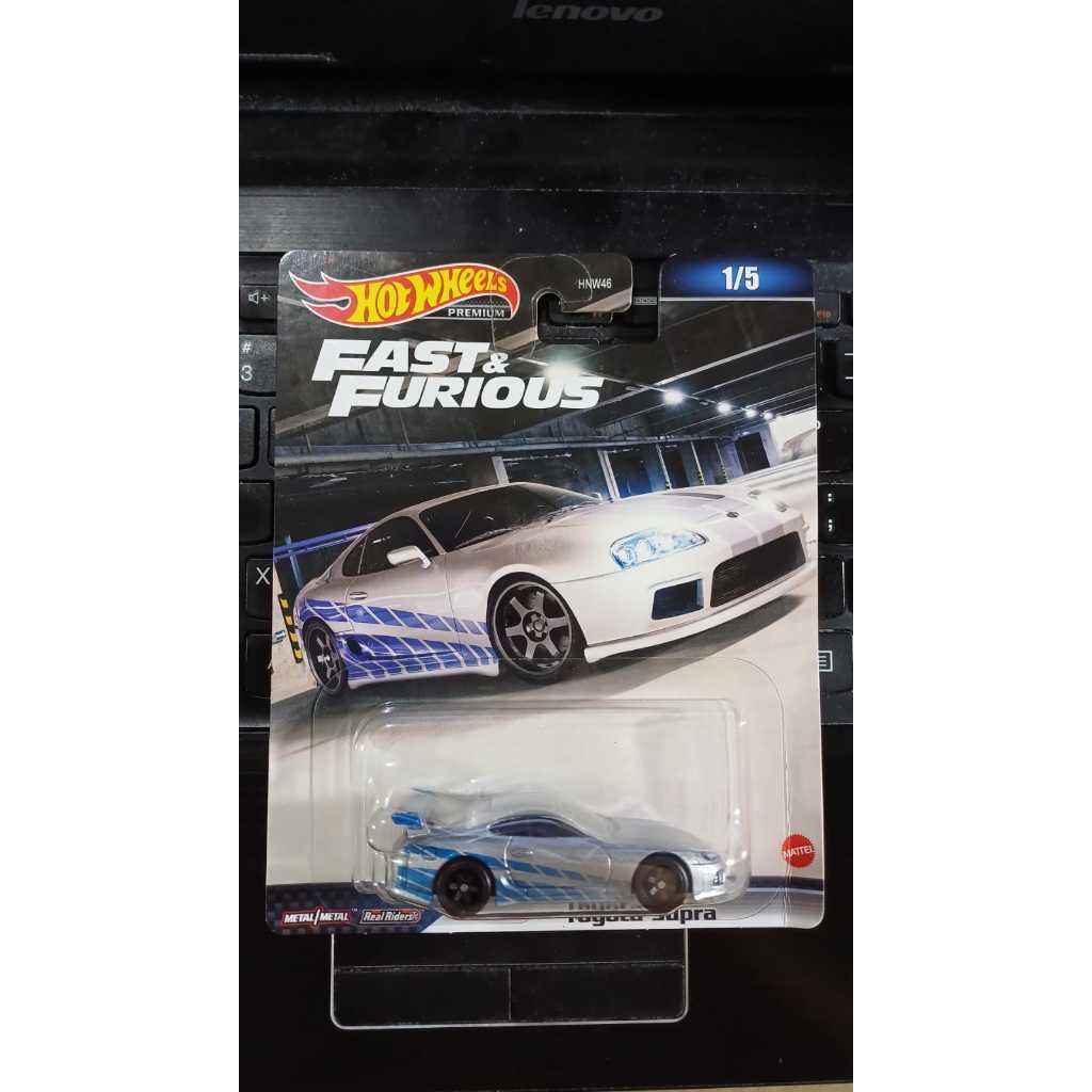Hot Wheels Premium R Pido Y Furioso Toyota Supra Mk Plata No Menta