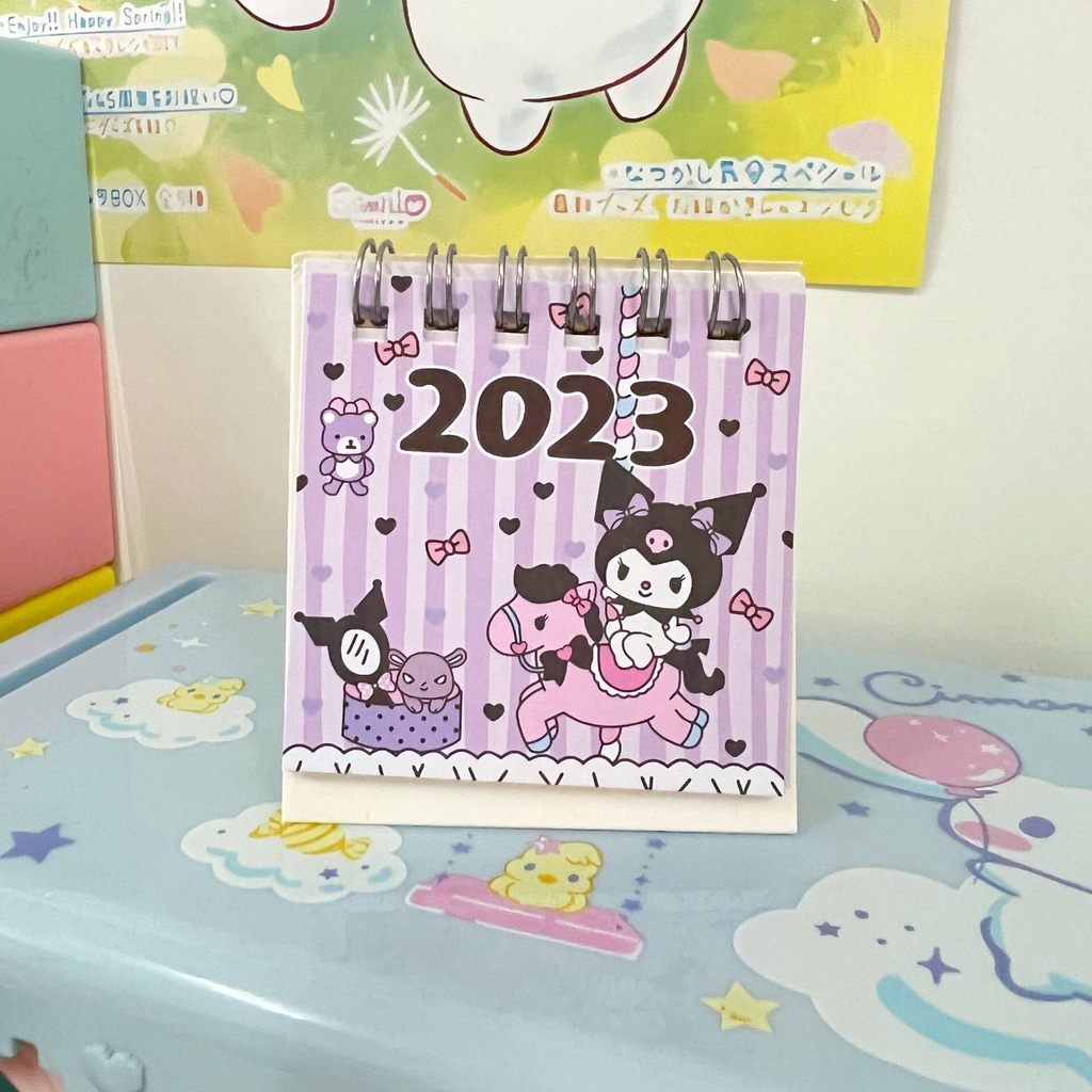 Galicici Mini Calendario De Escritorio Ins Lindo Sanrio De Dibujos