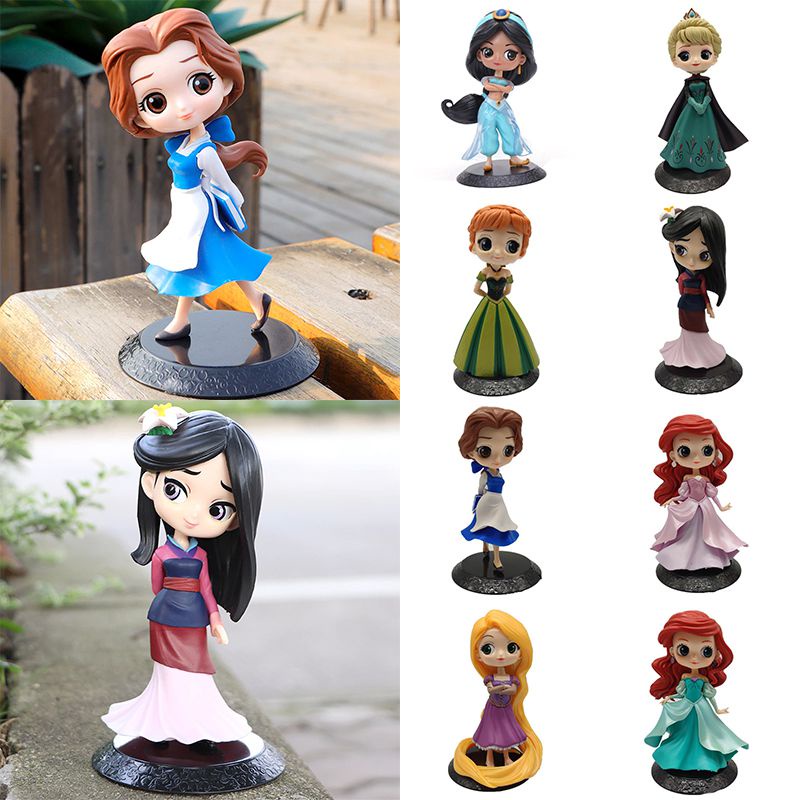 Acci N Disney Princesa Figuras Juguetes Anna Elsa Ariel Rapunzel Ni As