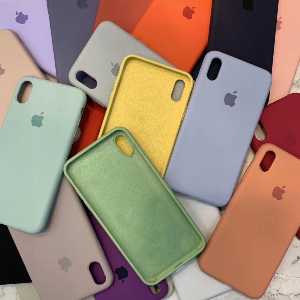 Funda De Silicona Suave Líquida De Lujo Para iPhone X Xs Max XR 7Plus