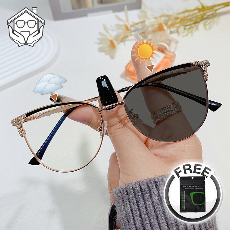 Gafas Fotocrom Ticas Anti Radiaci N Para Mujeres Hombres Ojo De Gato