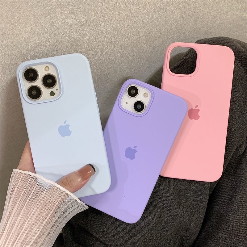 Funda De Silicona Suave L Quida De Lujo Para Iphone Pro Max