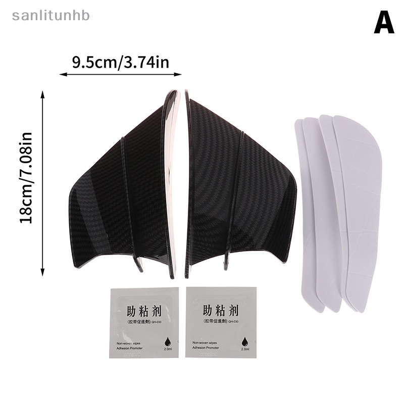 Kit De Ala Aerodinámica sanlitunhb Moto Winglet Scooter Spoiler Para