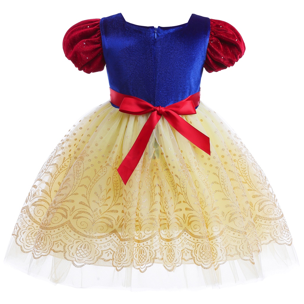 Traje De Princesa Blancanieves Para Ni As Lentejuelas Malla Tut