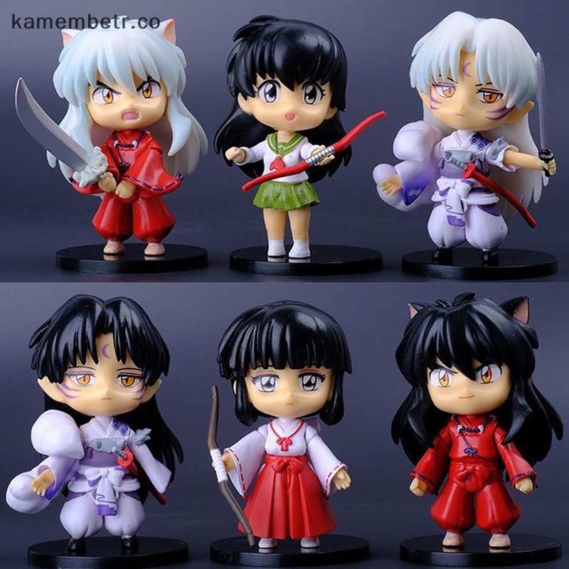 Kam Inuyasha Anime Sesshoumaru Higurashi Kagome Kikyo Kawaii Pvc Figura