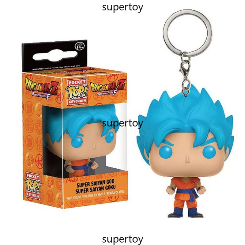 Funko Pop Llavero Dragon Ball Z Goku Vegeta Gohan Super Saiyan A Forma