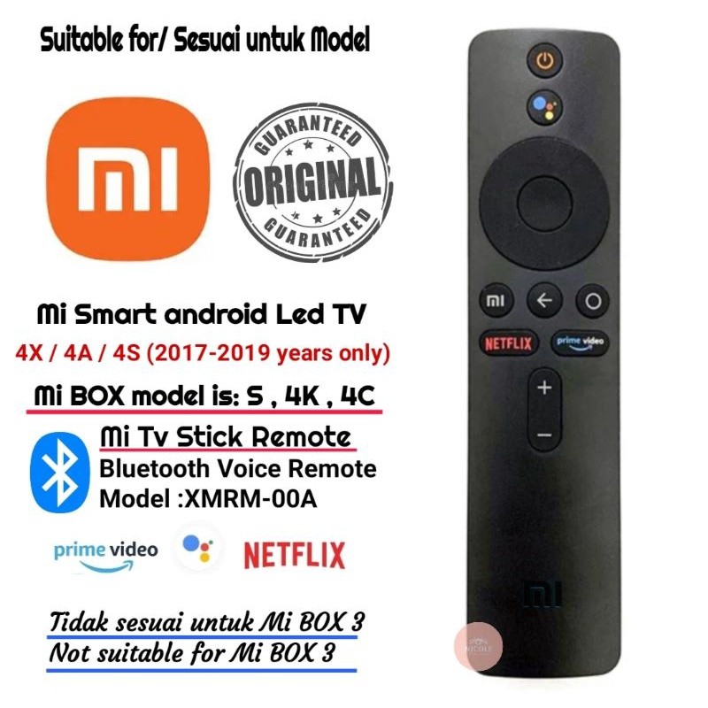 Original Xiaomi Mi Xmrm A Para Tv A X S K Led Bluetooth Control