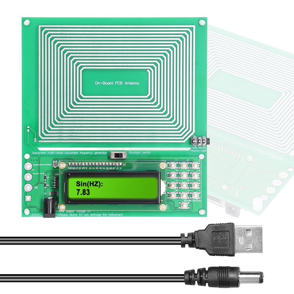 Resonance Schumann Ajustable Hz Khz Hz Generador De Ondas