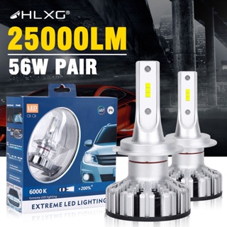 HLXG H7 Led Canbus HB3 HB4 25000LM 12V 24V Moto Auto Faro H1 H8 H11