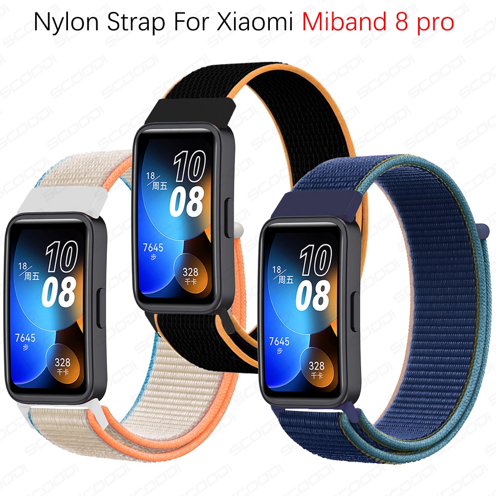 Correa De Nylon Para Xiaomi Band 8 Pro Para Mi Band8 Longitud Ajustable