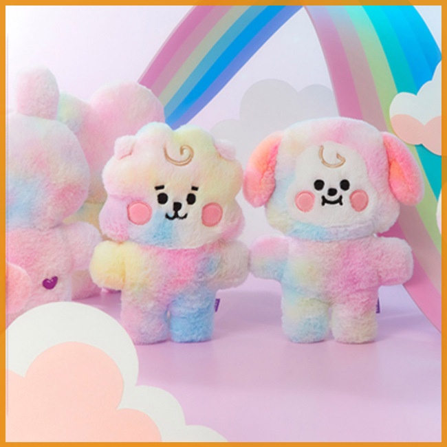 Wilfredo Bts Malvavisco Arco Iris Mu Eco De Peluche Colgante Llavero