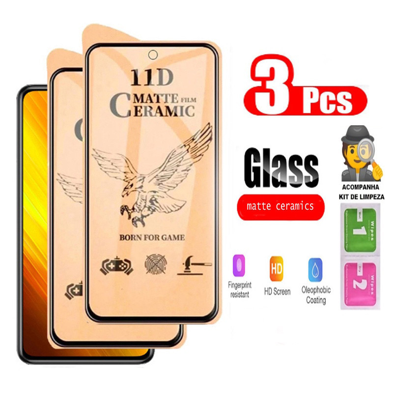 3 Piezas Realme Narzo 70 Pro Cubierta Completa De Cerámica De Vidrio