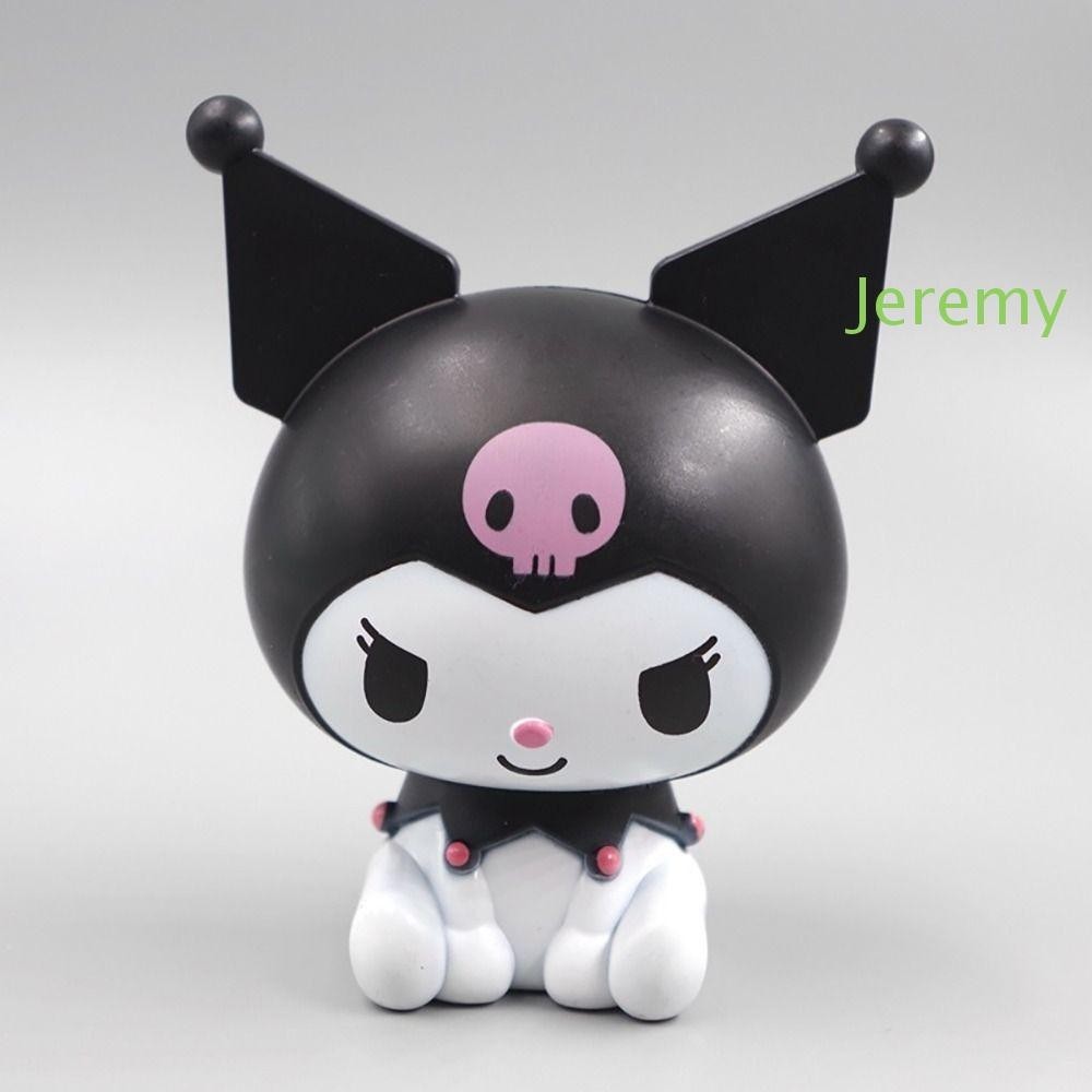 JEREMY1 Kuromi Figura Muñeca Para Niños Kawaii KT Gato Cinnamoroll