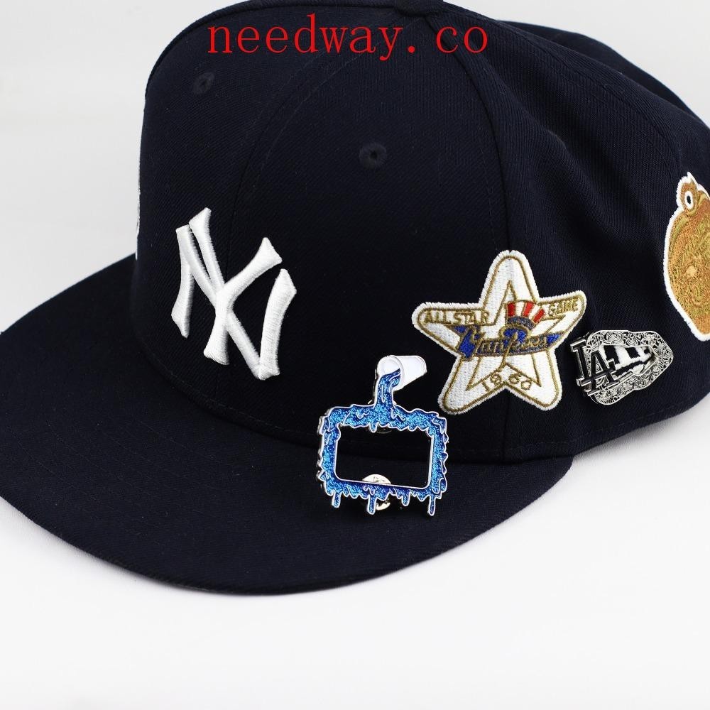 New Era Needwayth Nueva Sombrero Alfileres Mariposa Hebilla Metal