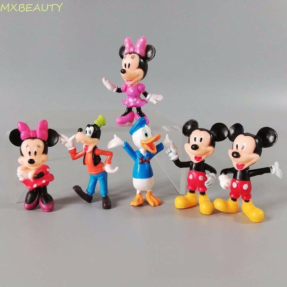 MXBEAUTY7C Mickey Mouse Navidad PVC Figuras Modelo Anime Muñecas