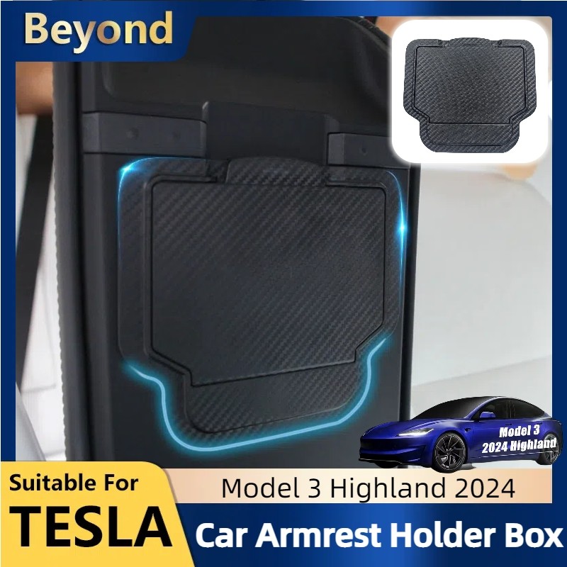 Caja De Soporte De Reposabrazos De Coche Para Tesla Model Highland