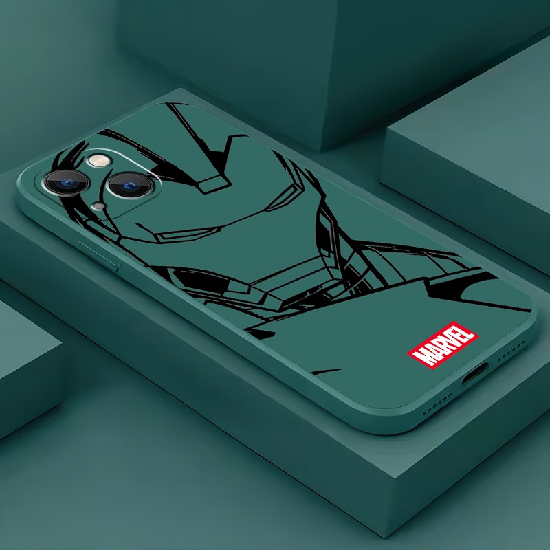 Marvel Spiderman Iron Man Cubierta Para Iphone Pro Max Mini