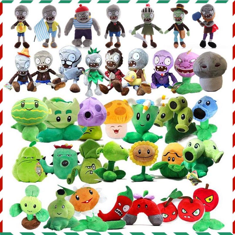 13 30cm Plantas De Juego Vs ZOMBIES PVZ Juguetes De Peluche Suaves De