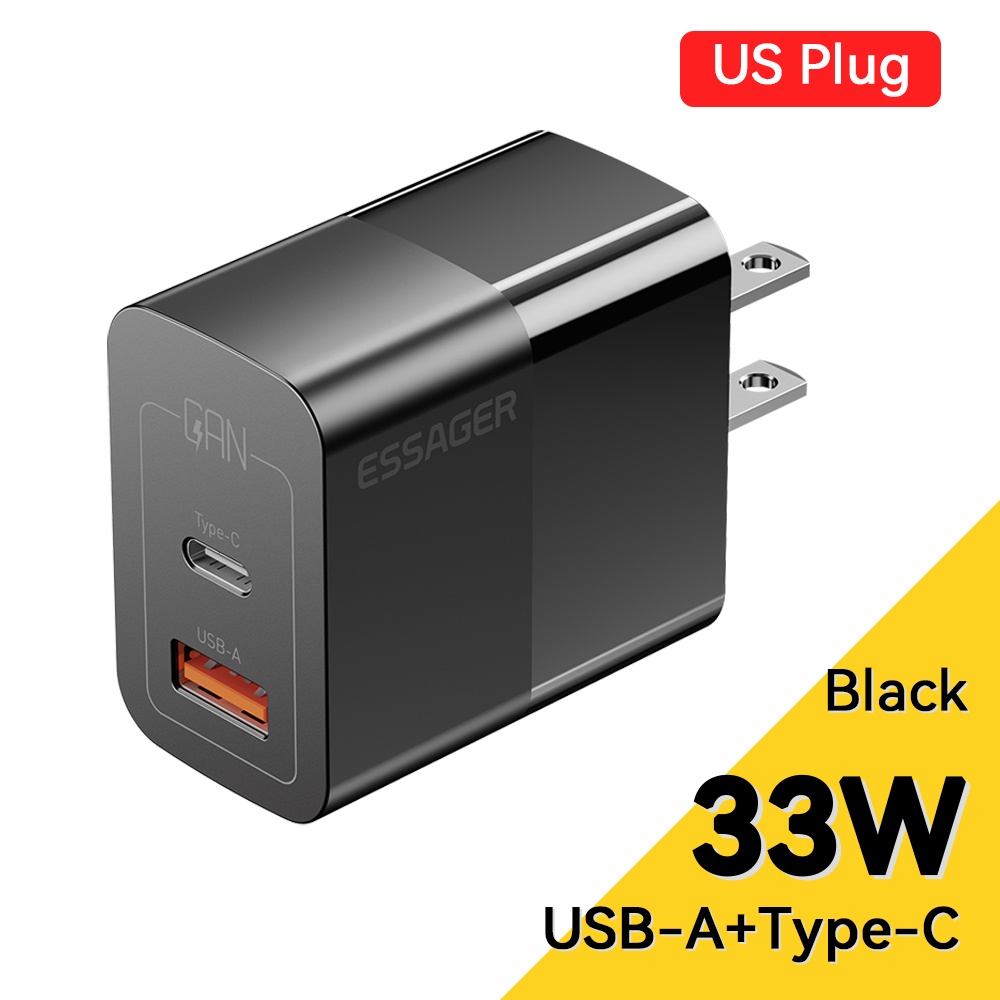 Essager Cargador Usb C W Gan Tipo Pd Carga R Pida Para Ip