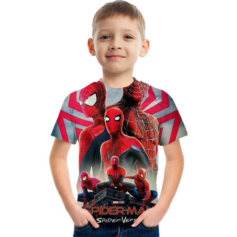 Camisetas de cheap spiderman para niños