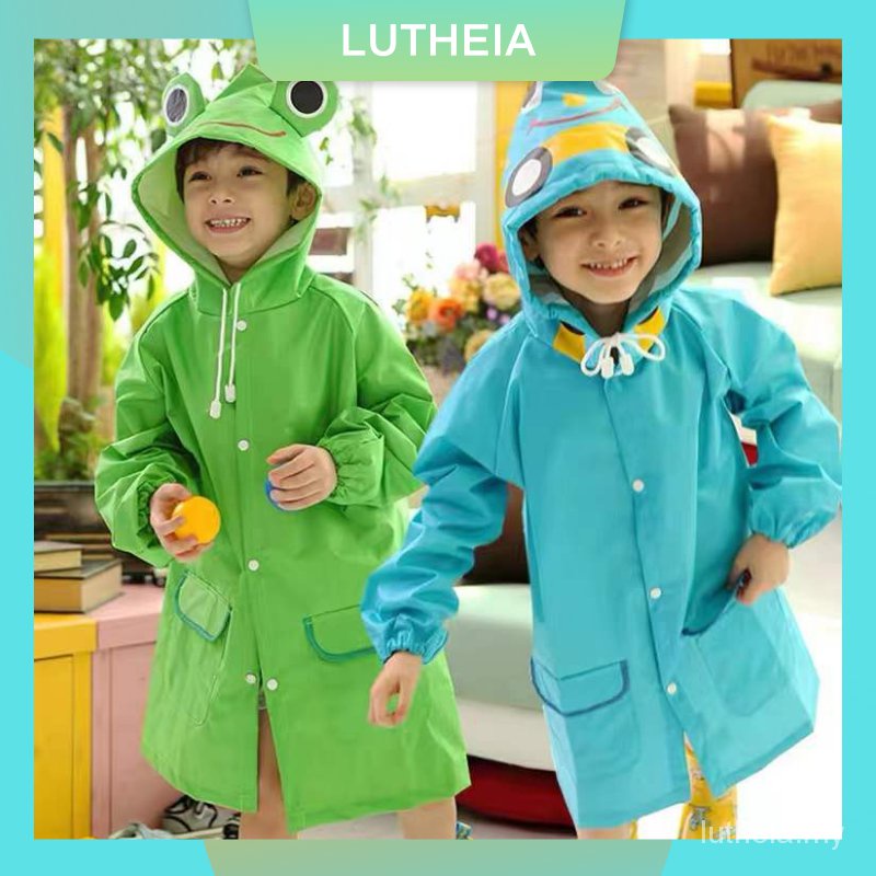 Chubasquero para niños y niñas, poncho de lluvia Waterpoof, chaqueta de  lluvia para niños, ropa impermeable de dibujos animados de 3 a 4 años