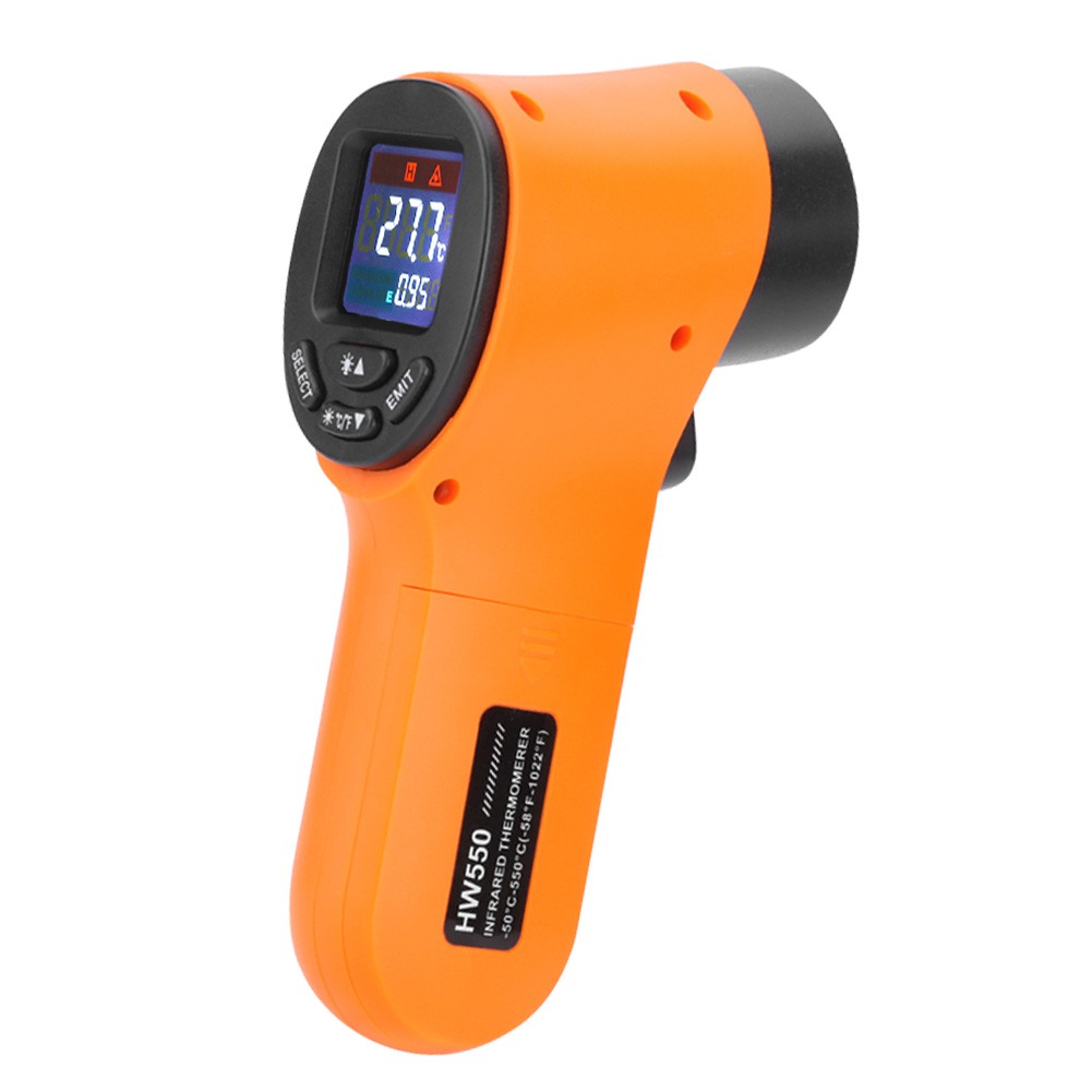 Termómetro Infrarrojo GM320S – Pistola De Temperatura Con Láser Y Pantalla LCD – Ideal Para Tuberías, Motores Y Superficies Calientes