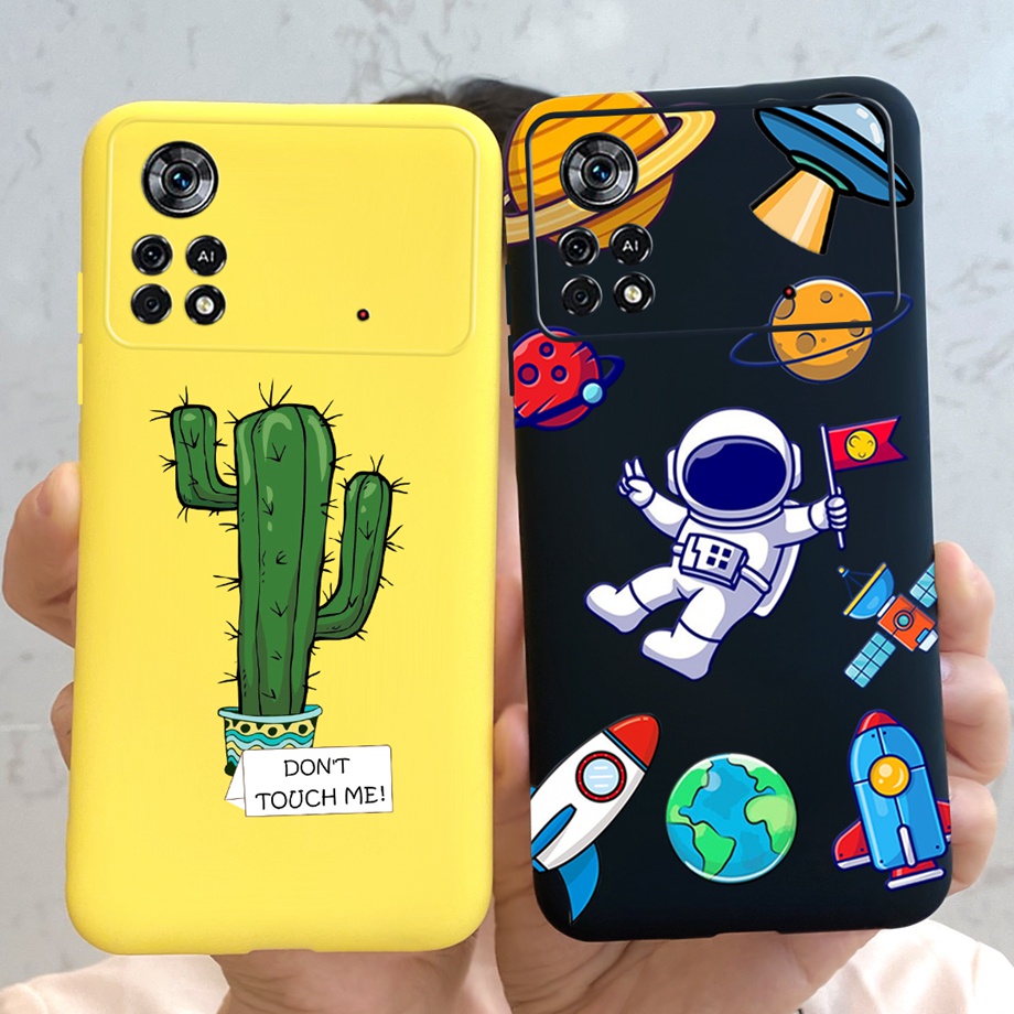 Funda Silicona Transparente Para Xiaomi Redmi 13c Diseño Cactus