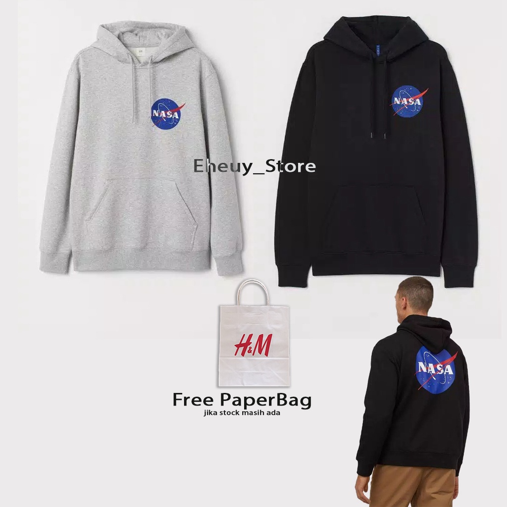 Sudadera con capucha Nasa H M hombres mujeres sudadera con capucha HnM Nasa Original