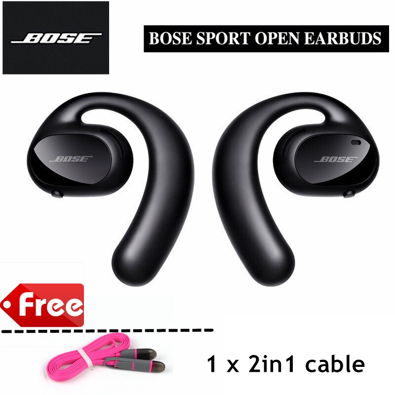 Auriculares Bluetooth True Wireless BOSE Sport (In Ear - Micrófono - Negro)