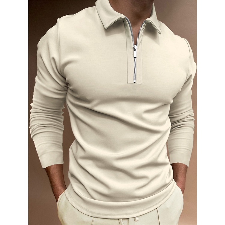 Hombre de camisa de Polo Polo sólido de los hombres Los hombres de