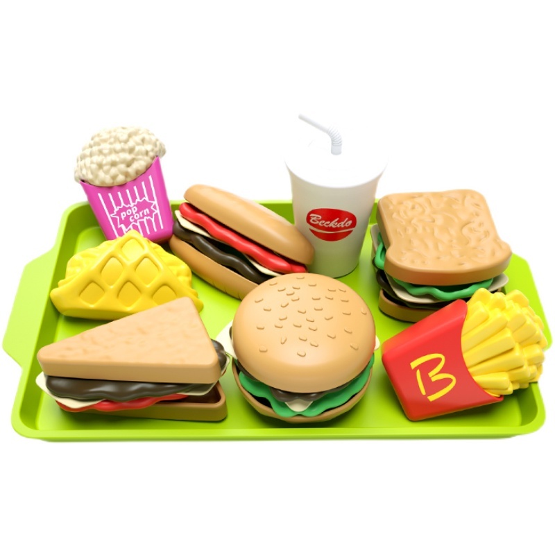 Juguete De Cocina Juego De Hamburguesas Para Bebe Nina Juguetes Estilo Mini Shopee Colombia