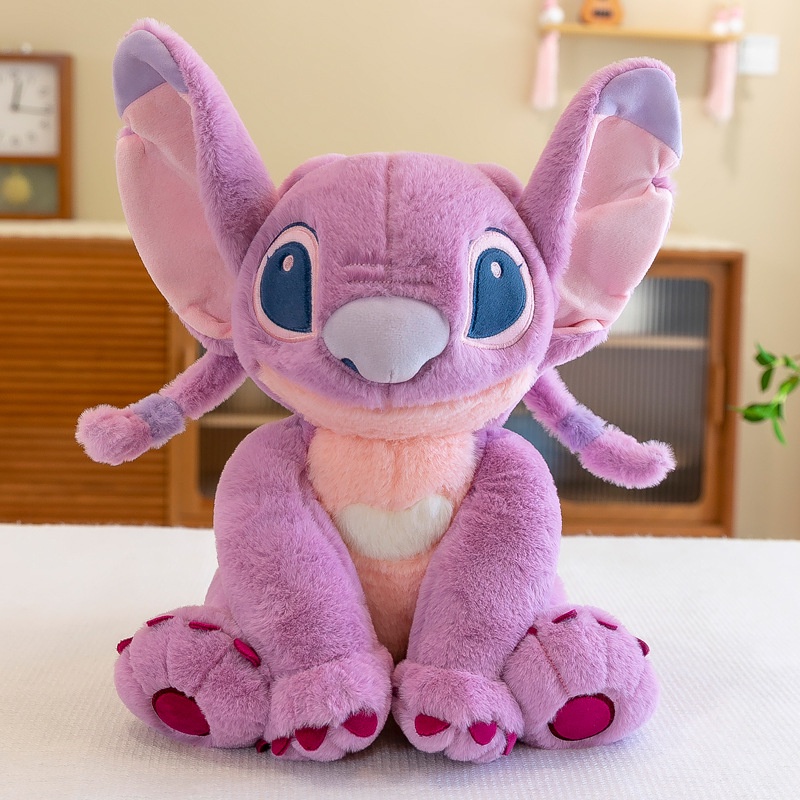30/45cm Kawaii Angel Lilo Y Stitch Peluches Pareja Novia Anime