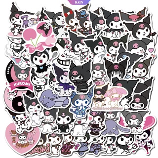 Colección Sanrio Hello kitty Kuromi, pegatinas Kawaii de dibujos animados,  calcomanías de papelería para álbum de recortes, portátil, juguete para  niños, 10/50/100 uds. - AliExpress