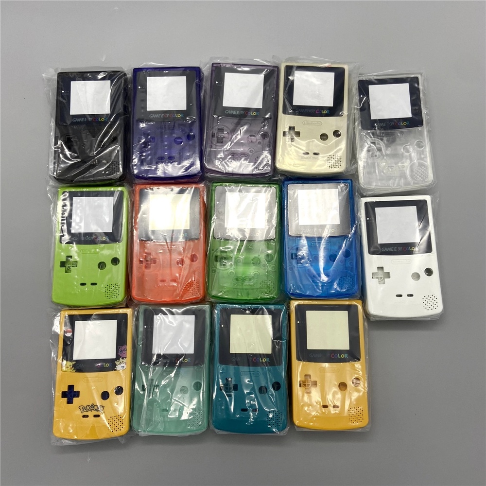 10 Lenti In Vetro Di Ricambio Per Copriobiettivo Schermo Gameboy Color GBC - Riparazione